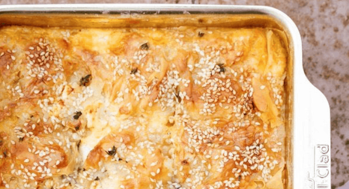 Patsavouropita- Greek Rag Pie Recipe on National Pie Day