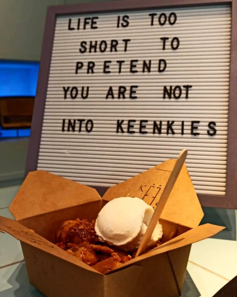 'Keenkies' for doughnuts! 