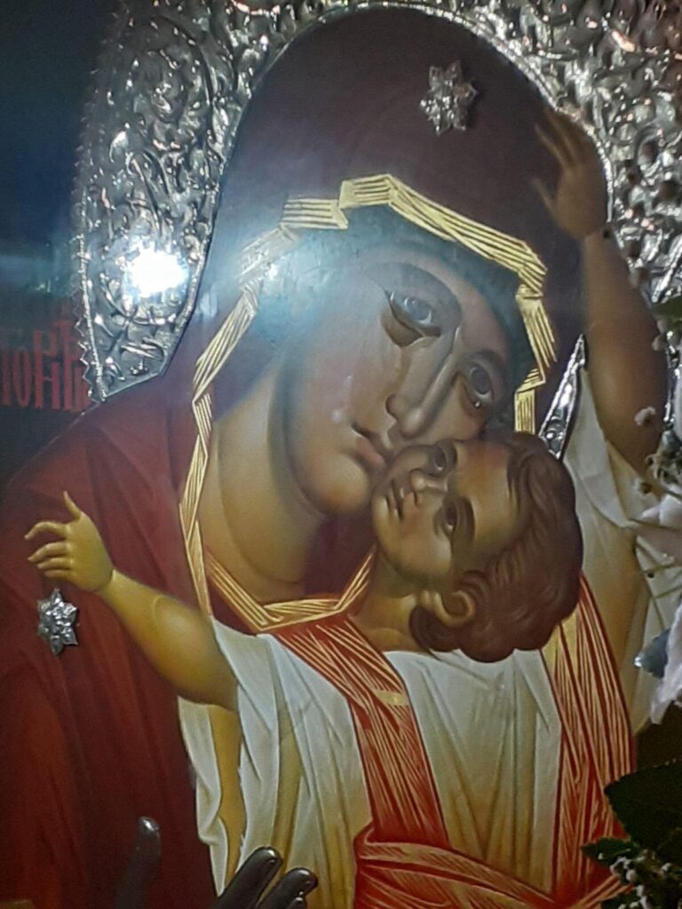 Icon of Panagia 'weeps' in Athens