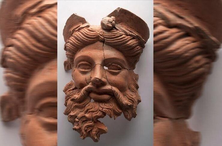 Mask of Greek God Dionysus