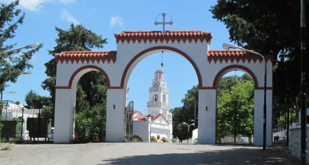 The Holy Monastery of Panagia Tsambika in Rhodes