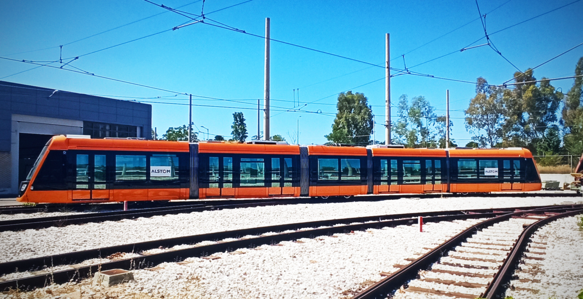 Alstom delivers the first two Citadis X05 trams to Athens