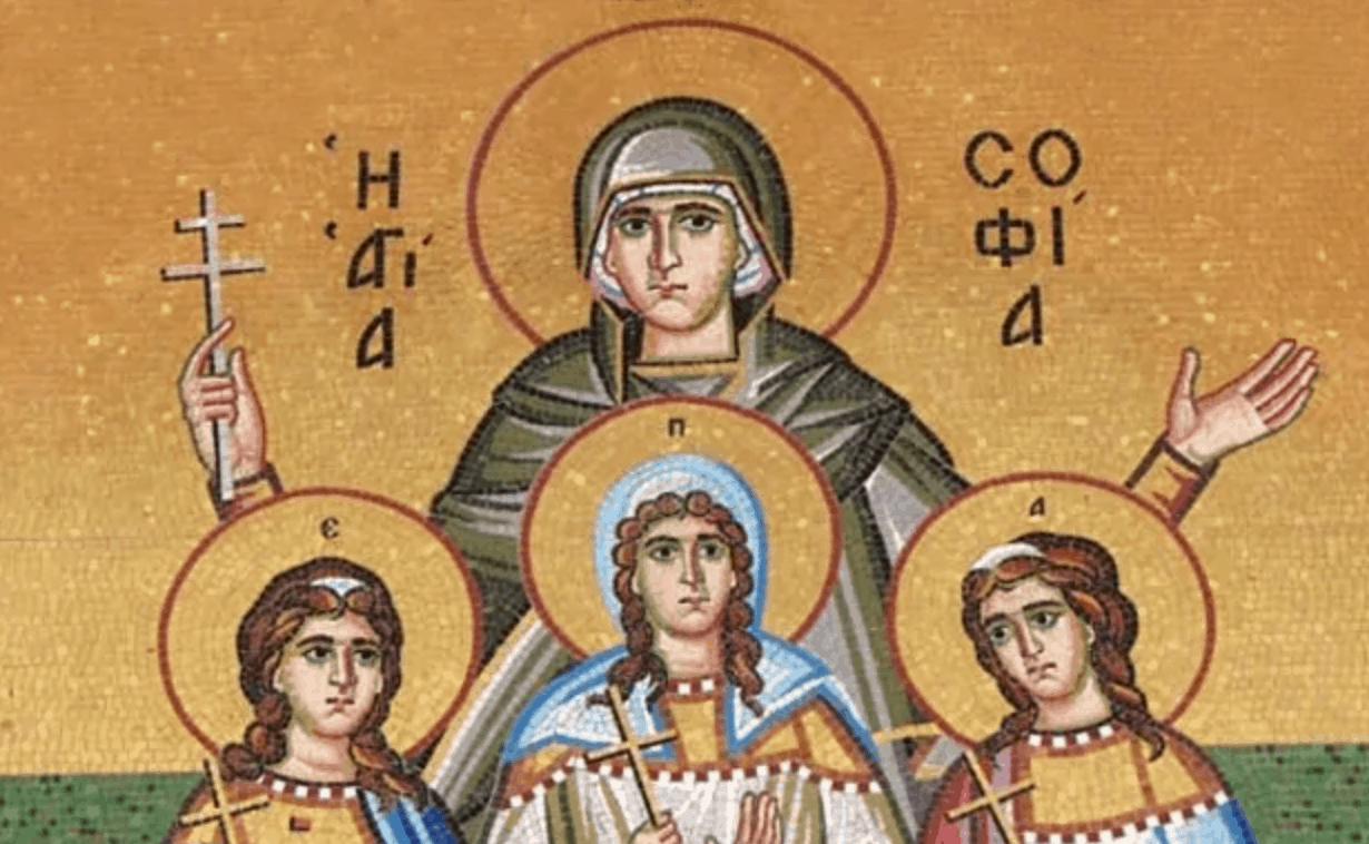 Feast Day of Agia Sophia and her daughters Pisti, Elpida and Agapi