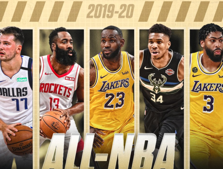 Giannis Antetokounmpo headlines the 2019-20 All-NBA First Team