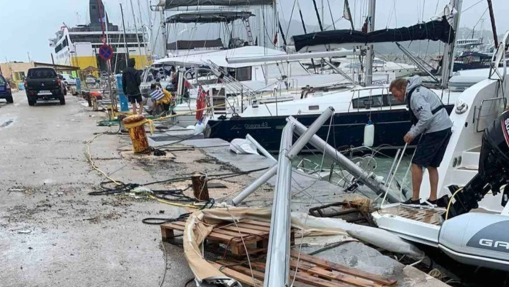 Cyclone Ianos leaves trail of destruction