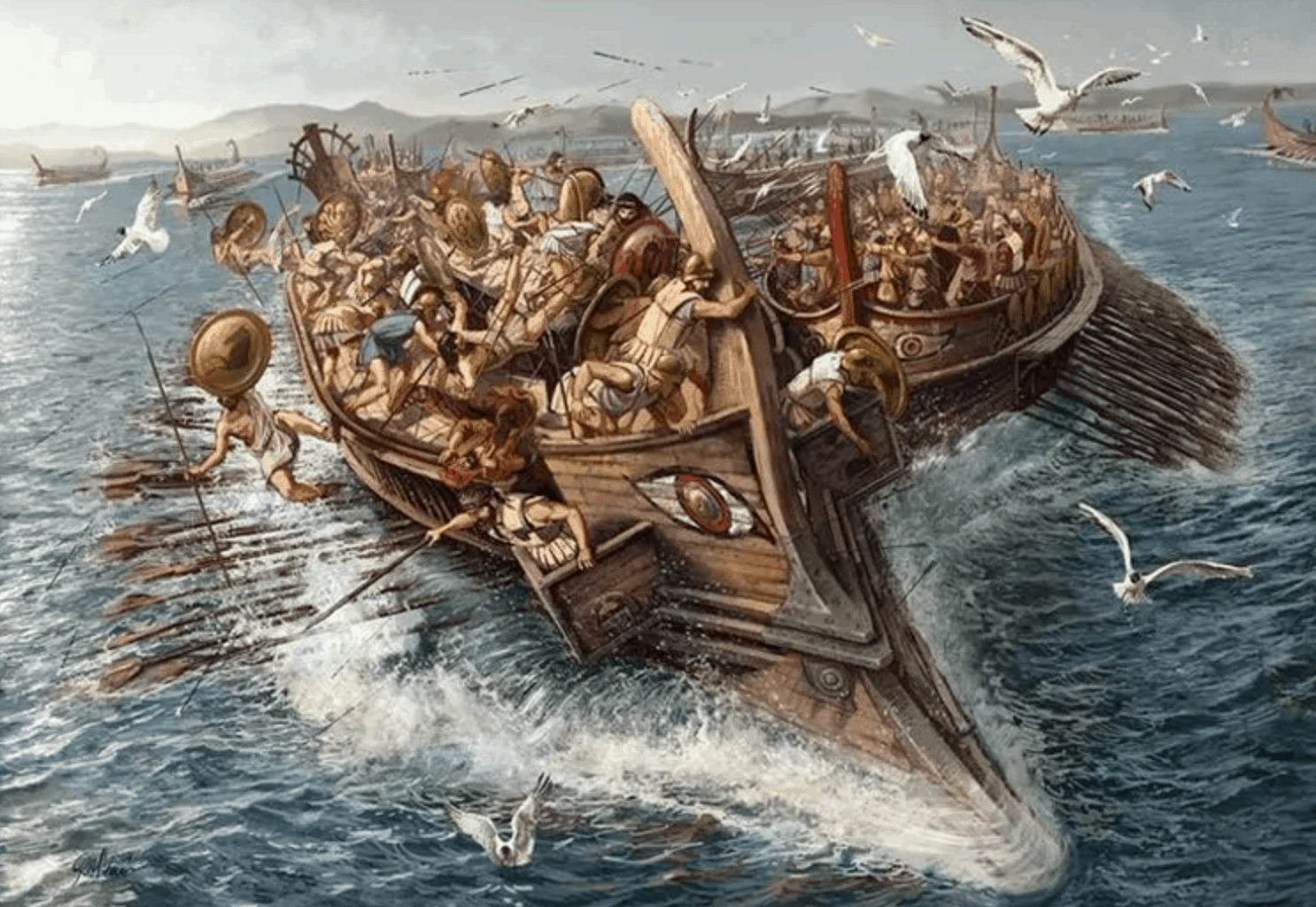 On this day in 480 BC, Greece wins the Battle of Salamis