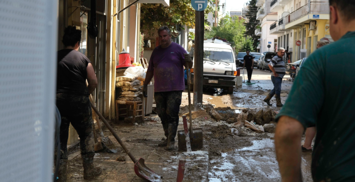 Cyclone Ianos repairs underway in Karditsa