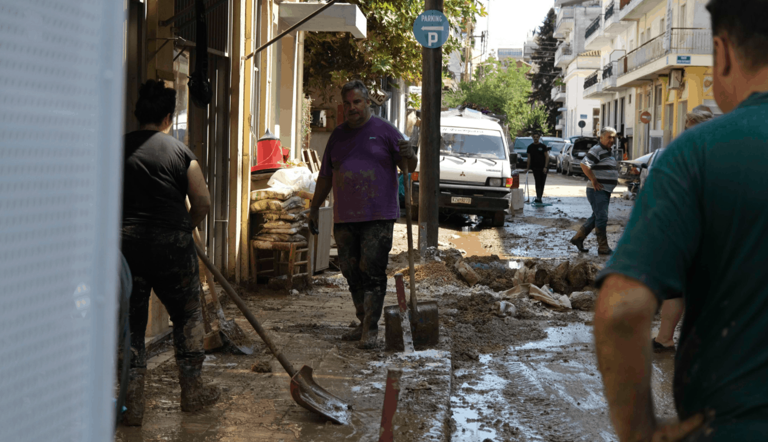 Cyclone Ianos repairs underway in Karditsa