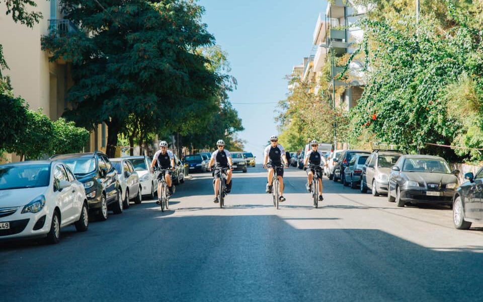 Athens plice electric bicycles