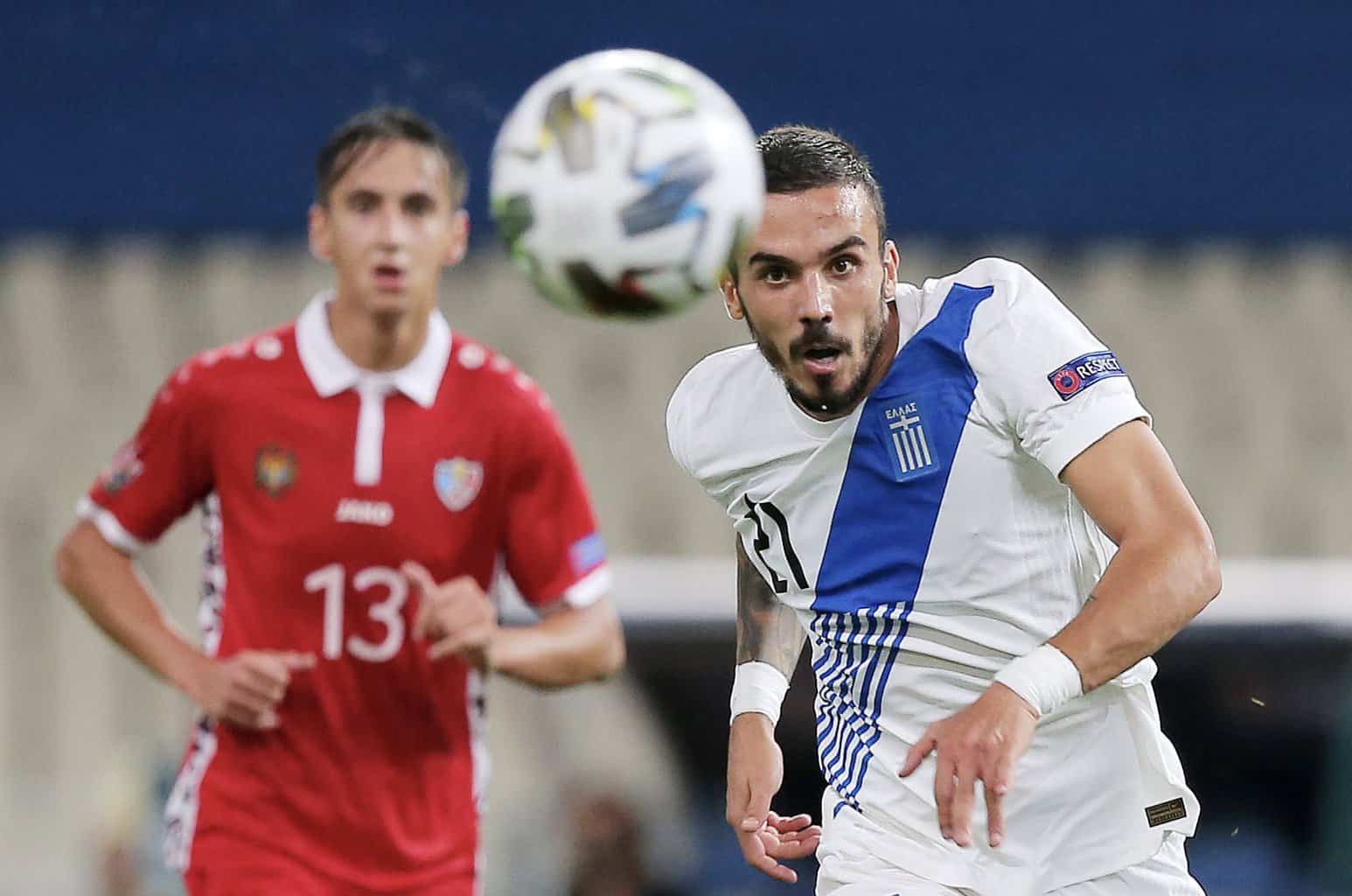 Greece beats Moldova in Nations League Match