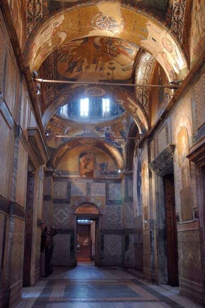 Byzantine Frescoes at Chora Church Before