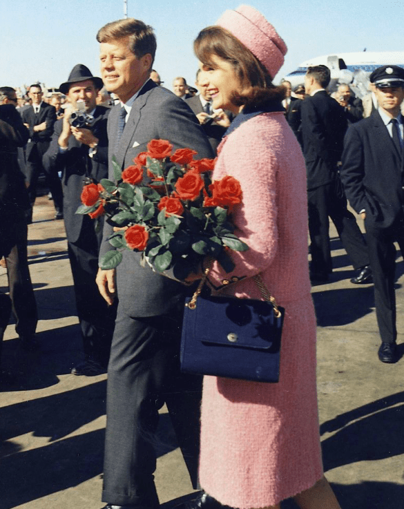 Jackie Kennedy and John F Kennedy