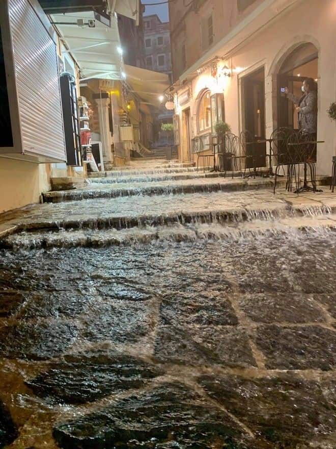 Bad weather causing problems in Kefalonia and Corfu