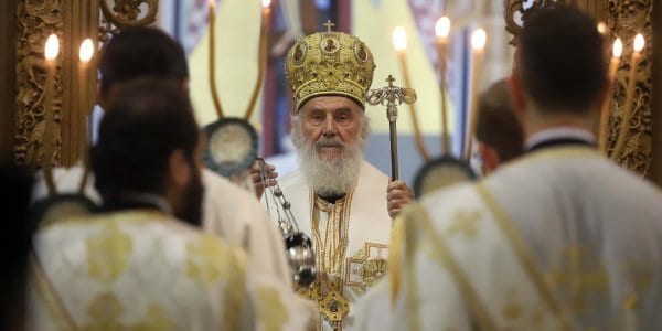 Serbian Patriarch Irinej.