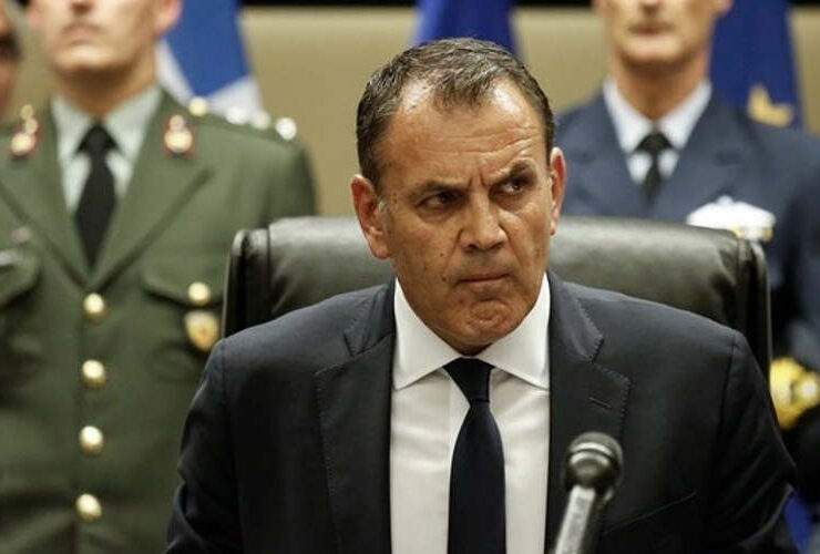 Greek Defence Minister Nikos Panagiotopoulos. Jordan