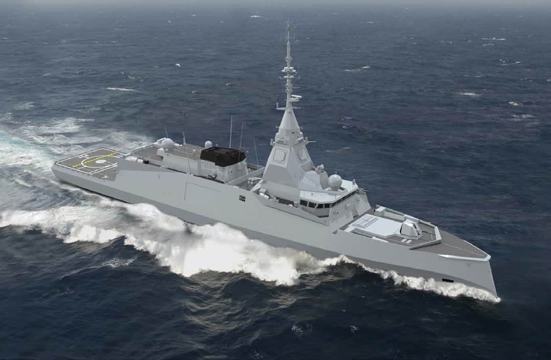 Design of the BELH@RRA frigate.