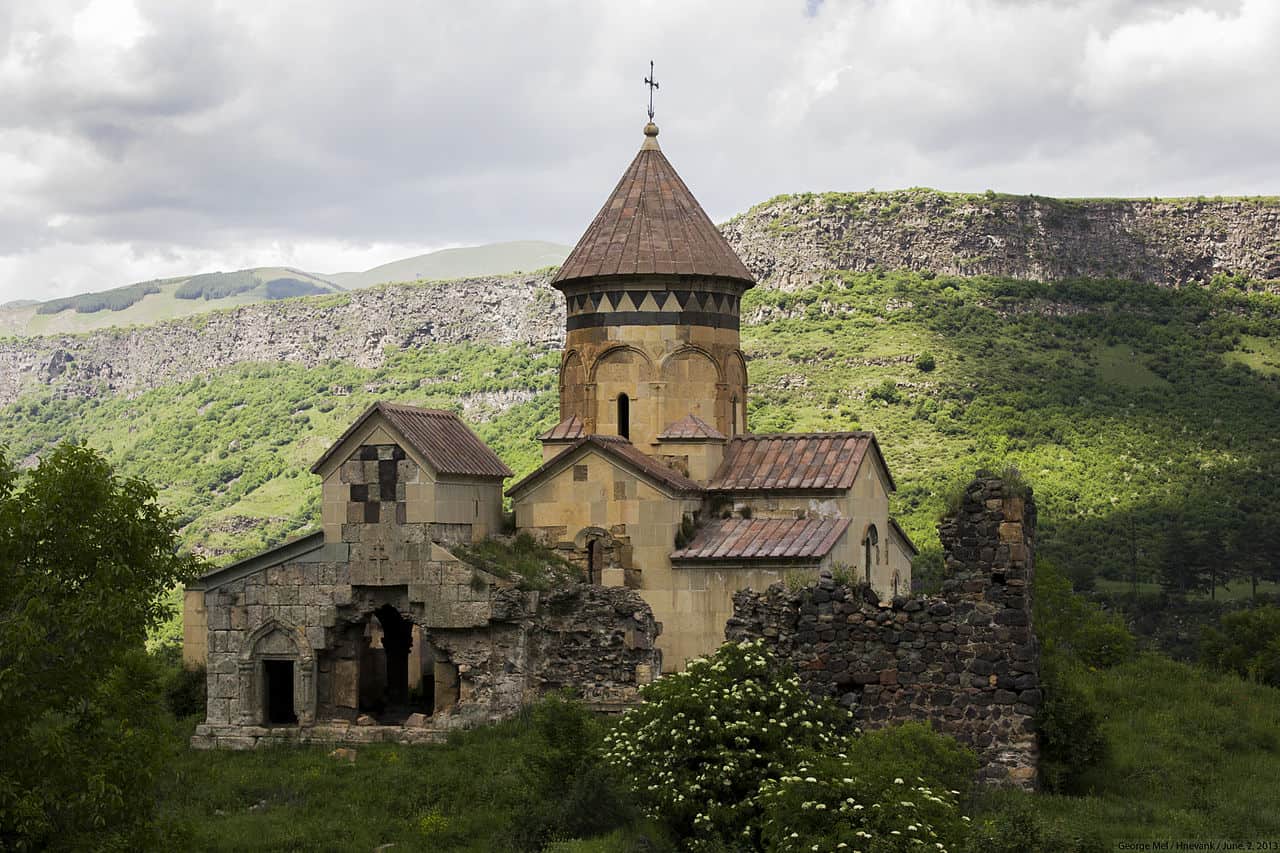 Hnevank Monastery close to Stepanavan in northern Armenia.