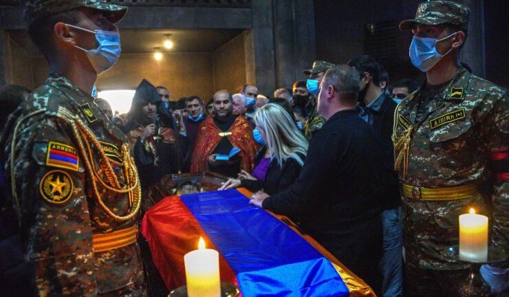 Armenian funeral.