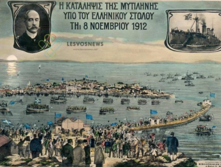 Lesvos Independence on November 8, 1912.