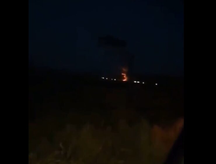 Russian helicopter crash in Armenia.
