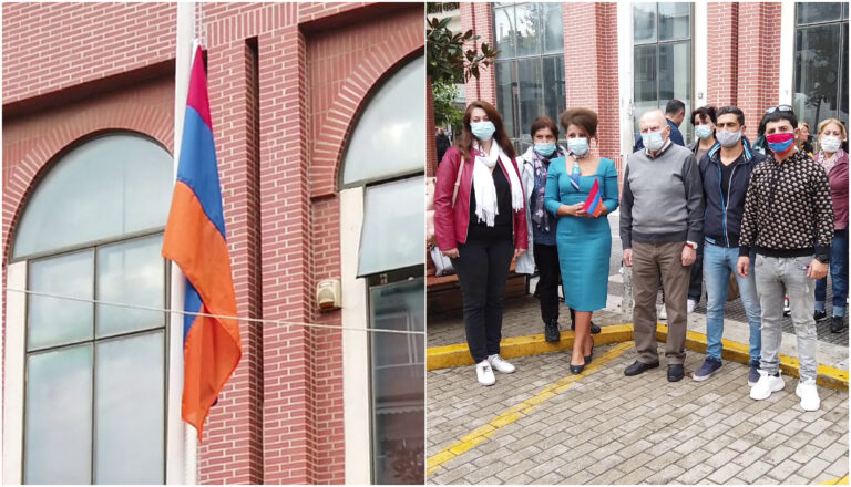 Armenian flag raised in Northern Greek municipalities (VIDEO)