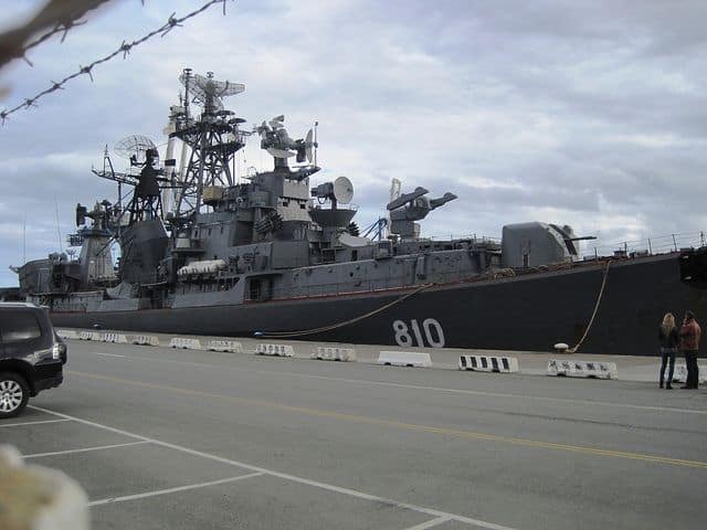 Russian Warships in Limassol