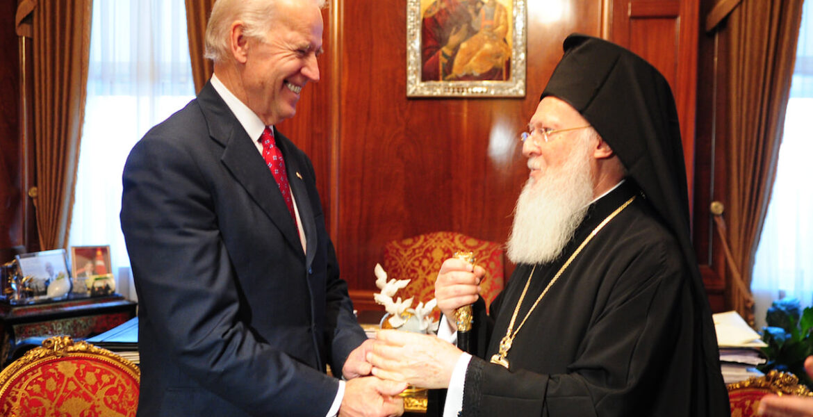 Ecumenical Patriarch Bartholomew congratulates Joe Biden on his victory