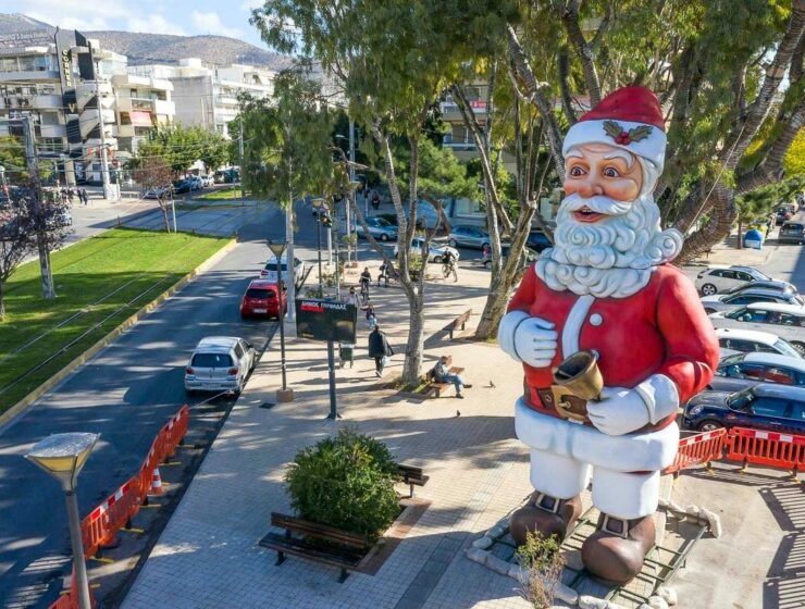 Santa Claus has come to Glyfada
