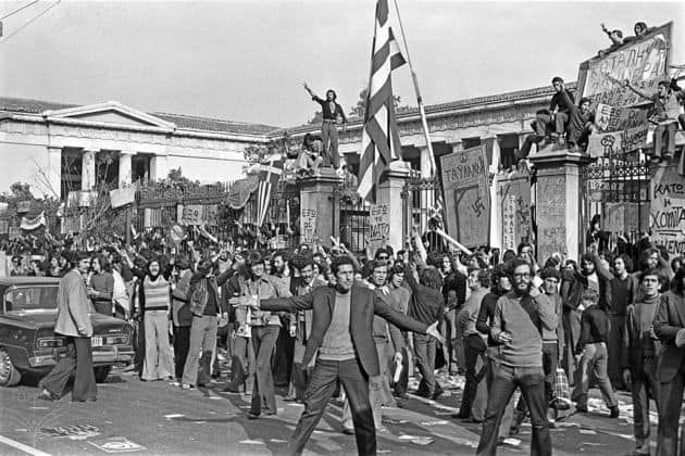 The Polytechnic uprising in November 1973.