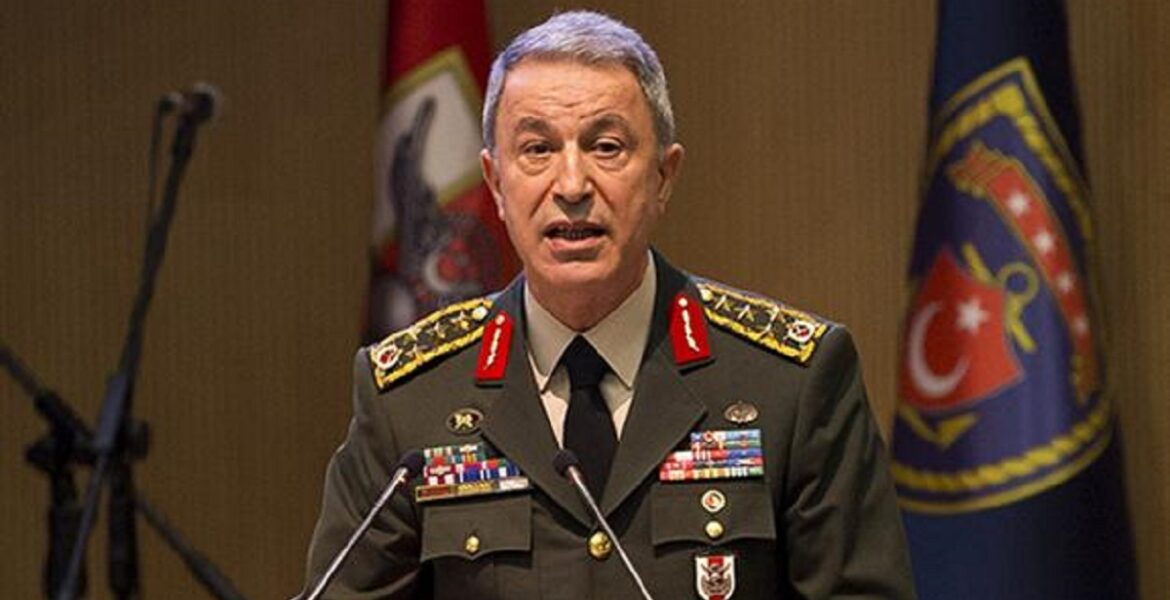 Turkish Defense Minister Hulusi Akar.