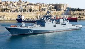 Russian warship in Cyprus.