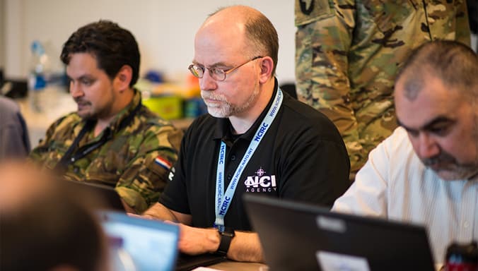 NATO cyber security exercises in 2019.
