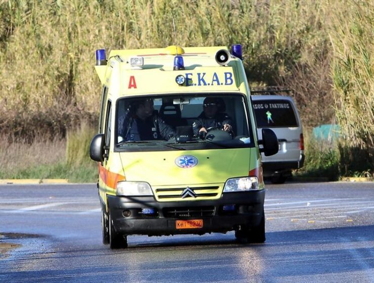 Greek ambulance.
