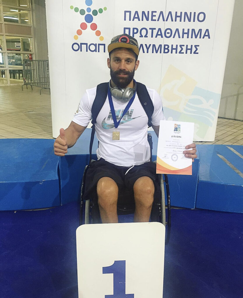 Greek Paralympian Antonis Tsapatakis