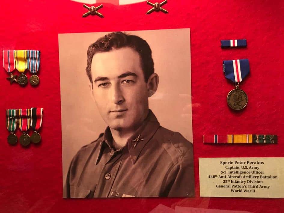 Greek-American WWII Veteran Sperie Perakos receives Legion of Honor
