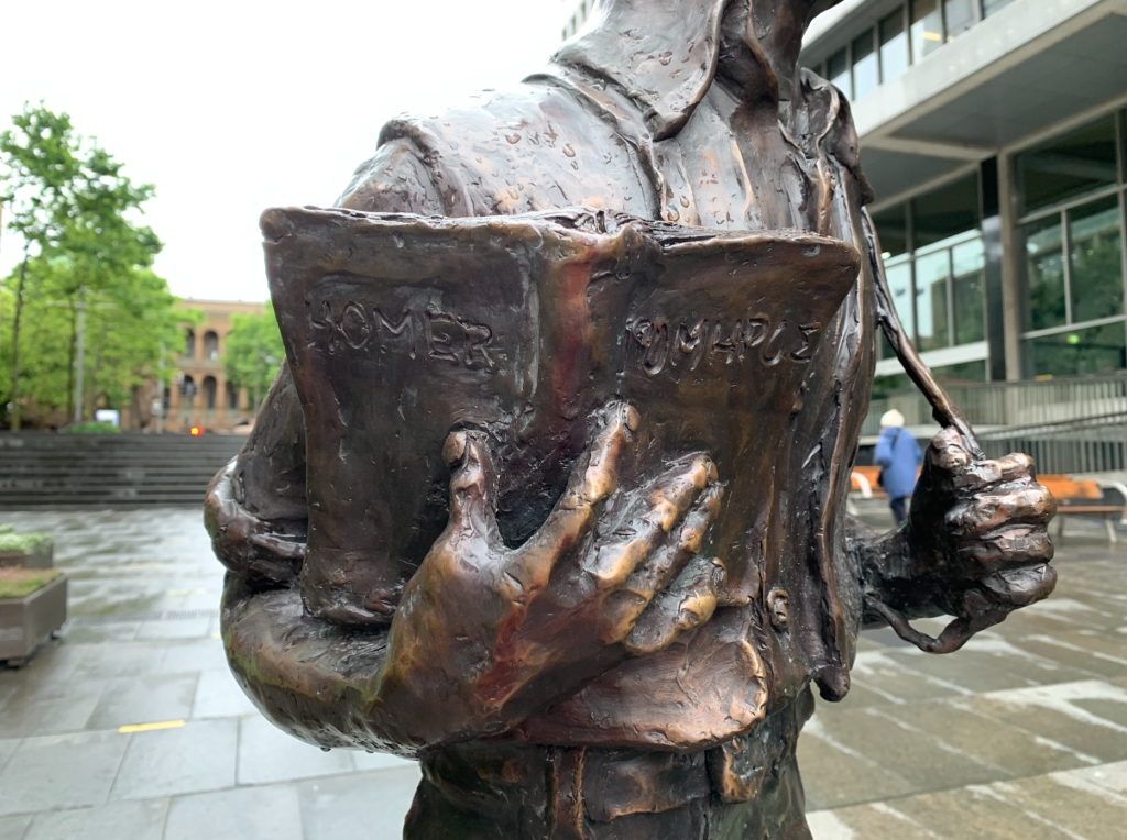 Lysicrates Foundation: Sir James Martin statue unveiled in Sydney, Australia
