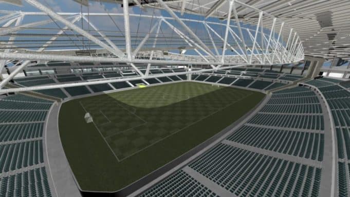 New soccer stadium and park in Votanikos, Athens