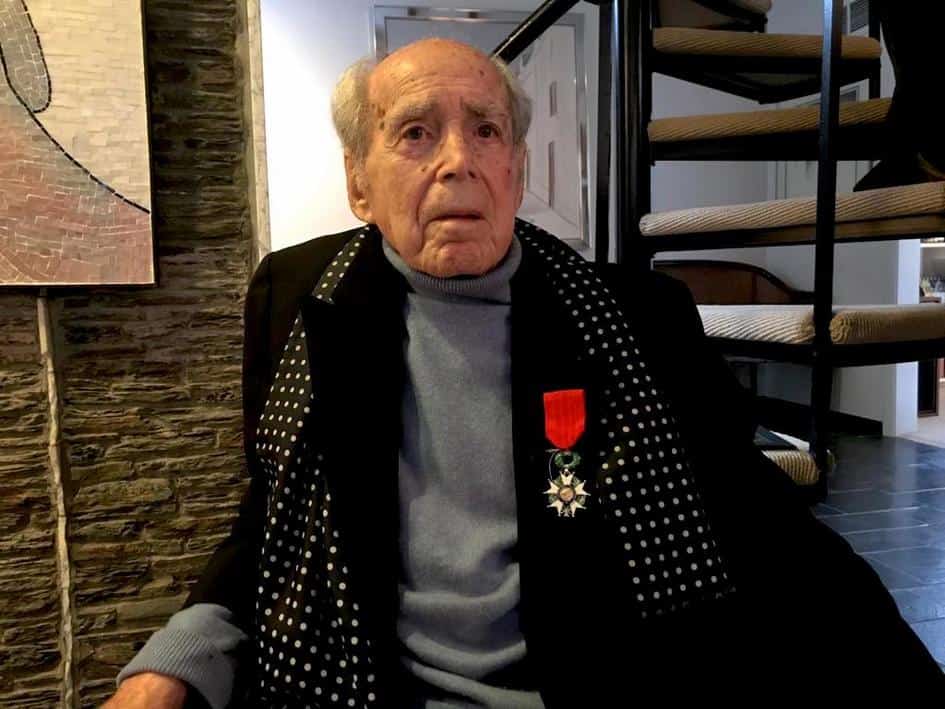 Greek-American WWII Veteran Sperie Perakos receives Legion of Honor