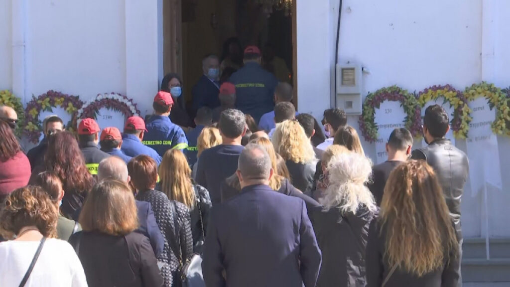 Family and friends farewell the two teenagers killed in Samos earthquake