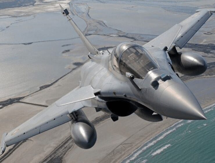 French-made Rafale fighter jet.