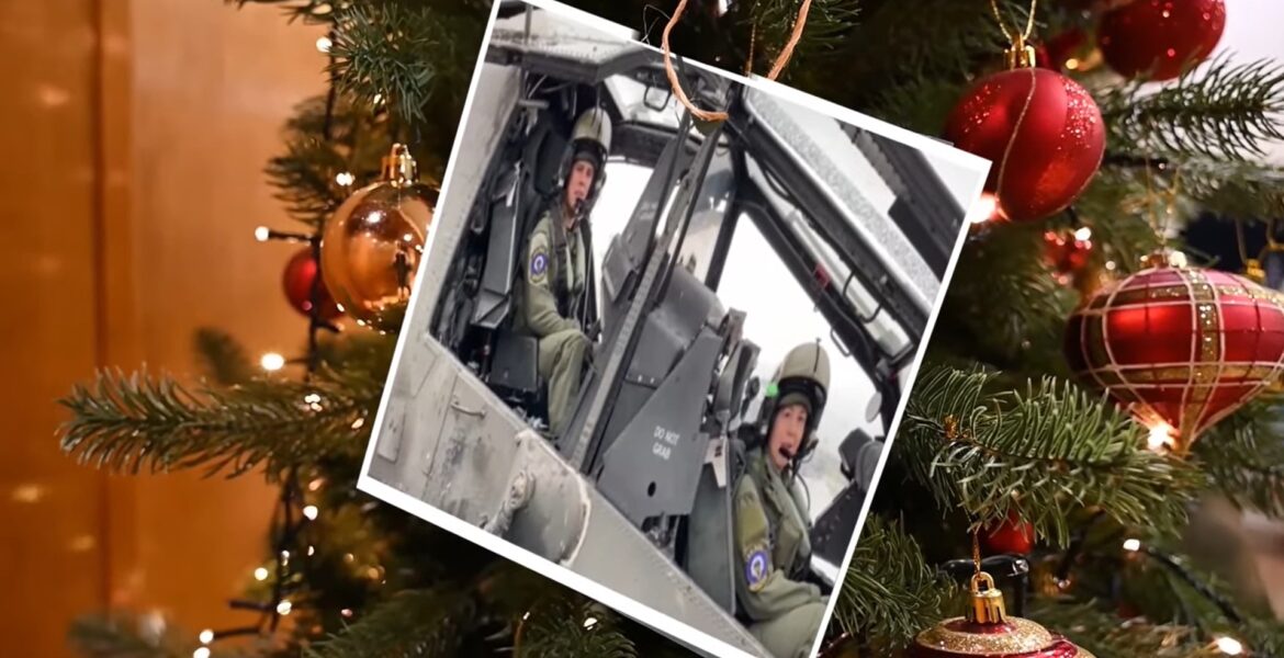 Greek military Christmas wishes.