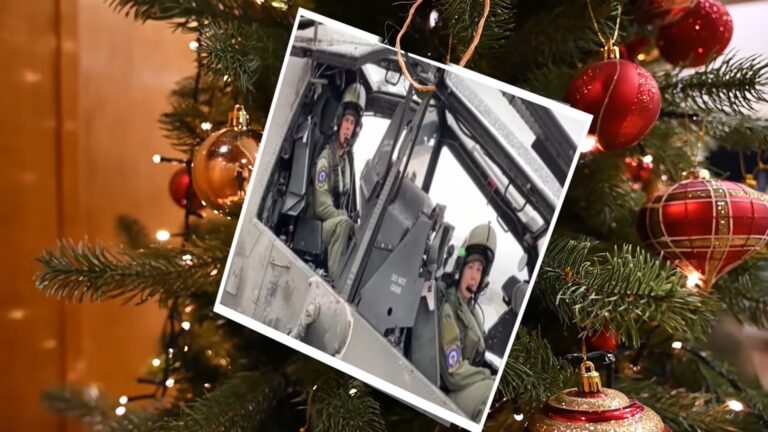 Greek military Christmas wishes.