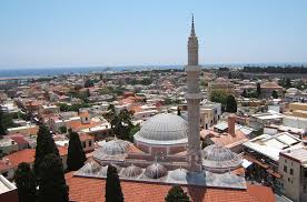 Suleymaniye Mosque in Rhodes. Turk