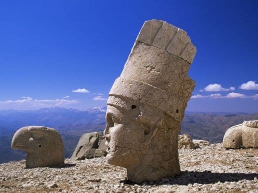 Greek. Statue heads at Mount Nemrut.
