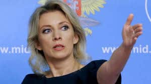 Russian Foreign Ministry Spokeswoman Maria Zakharova.