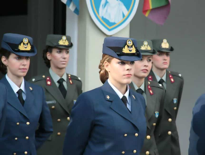 Greek Army women.