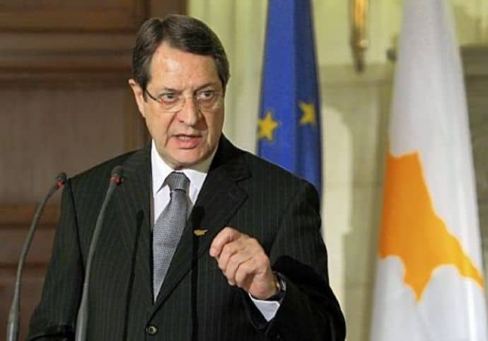Cypriot Presiden Cyprust Nicos Anastasiades.