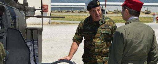 Chief of General Staff, Lieutenant General Charalambos Lalousis.