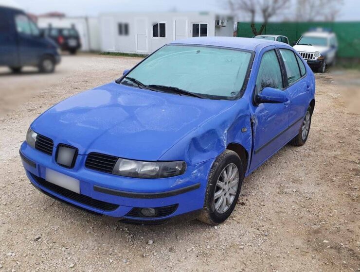 Vehicle confiscated from human trafficker in Evros - December 2, 2020.
