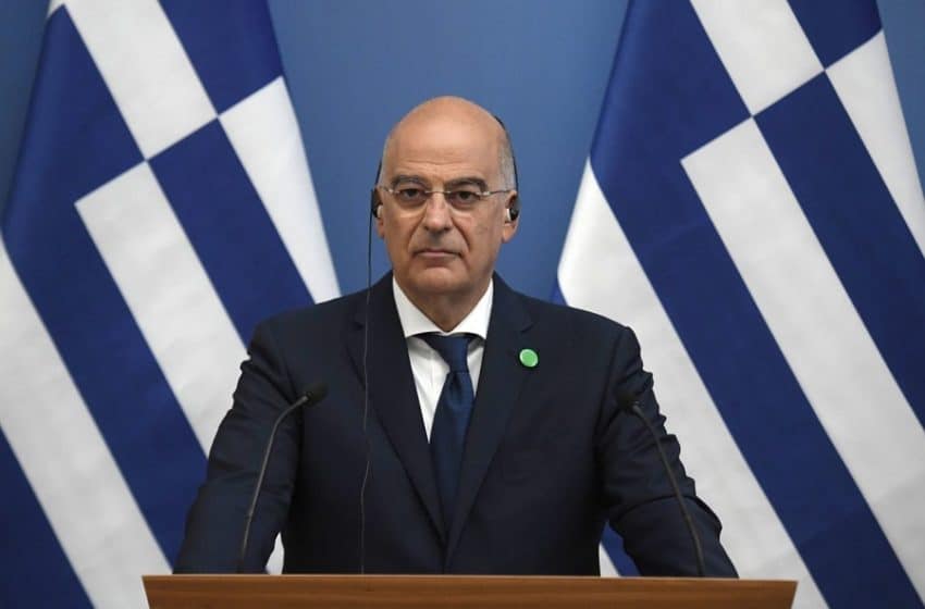 Greek Foreign Minister Nikos Dendias. Greece confirms EU will ‘react’ to Turkey with sanctions